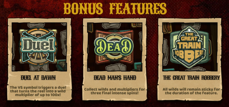 Wanted Dead Or A Wild Bonus Features