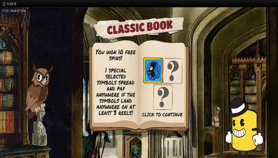 Book of time feature